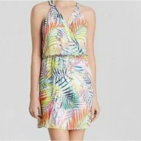 Parker Dresses & Skirts - Parker Kita Palmetto Silk Dress Size XS Colorful Sleeveless Tropical Print